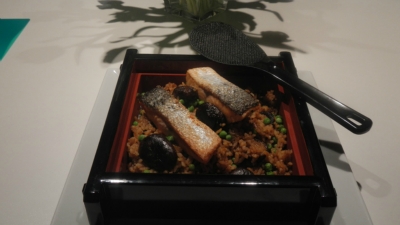 Lachs in Teriyaki Sauce
